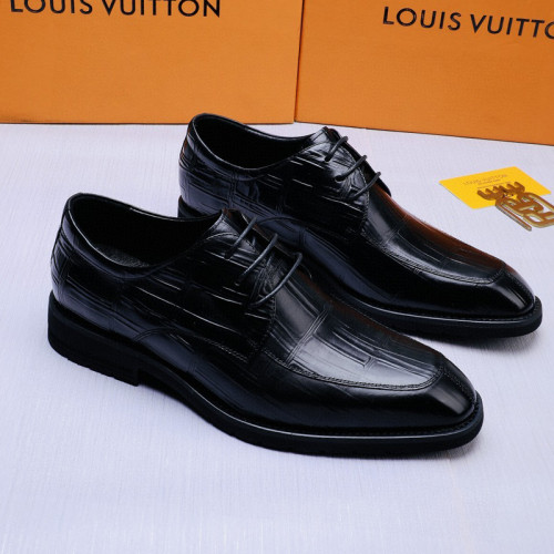 Louis Vuitton Men Shoes Business Luxury Brand LV Dress Shoes with Original Box