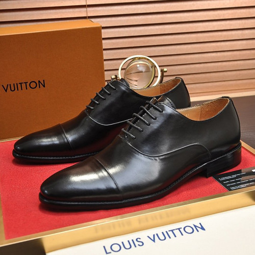 Louis Vuitton Men Shoes Business Luxury Brand LV Dress Shoes with Original Box