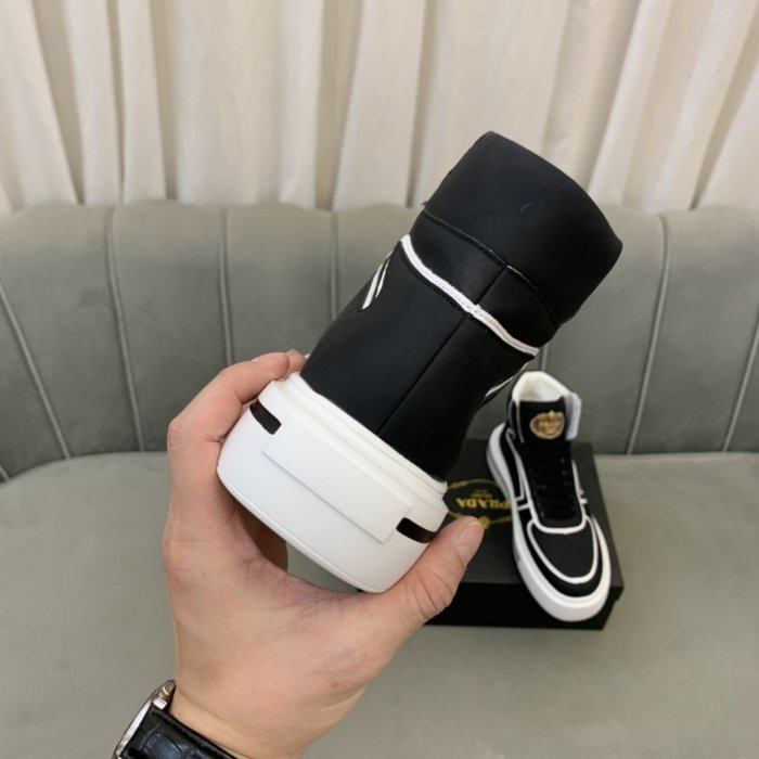 Prada Mens Shoes Sneakers Casual Shoes for Men Luxury Brand Breathable Fashion Sneakers with Original Box