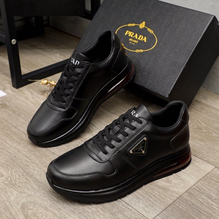 Prada Mens Shoes Sneakers Casual Shoes for Men Luxury Brand Breathable Fashion Sneakers with Original Box