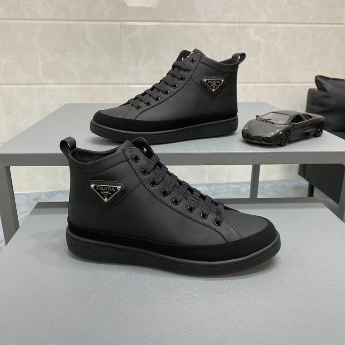 Prada Mens Shoes Sneakers Casual Shoes for Men Luxury Brand Breathable Fashion Sneakers with Original Box