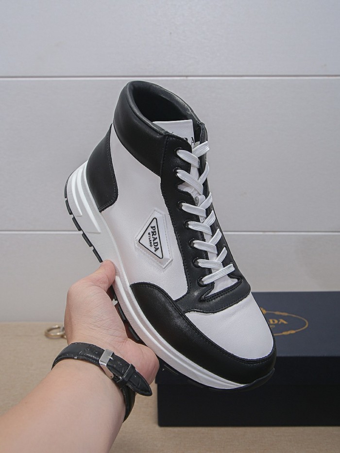 Prada Mens Shoes Sneakers Casual Shoes for Men Luxury Brand Breathable Fashion Sneakers with Original Box