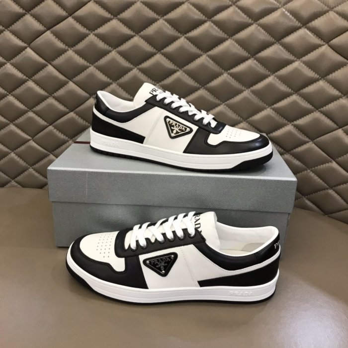 Prada Mens Shoes Sneakers Casual Shoes for Men Luxury Brand Breathable Fashion Sneakers with Original Box