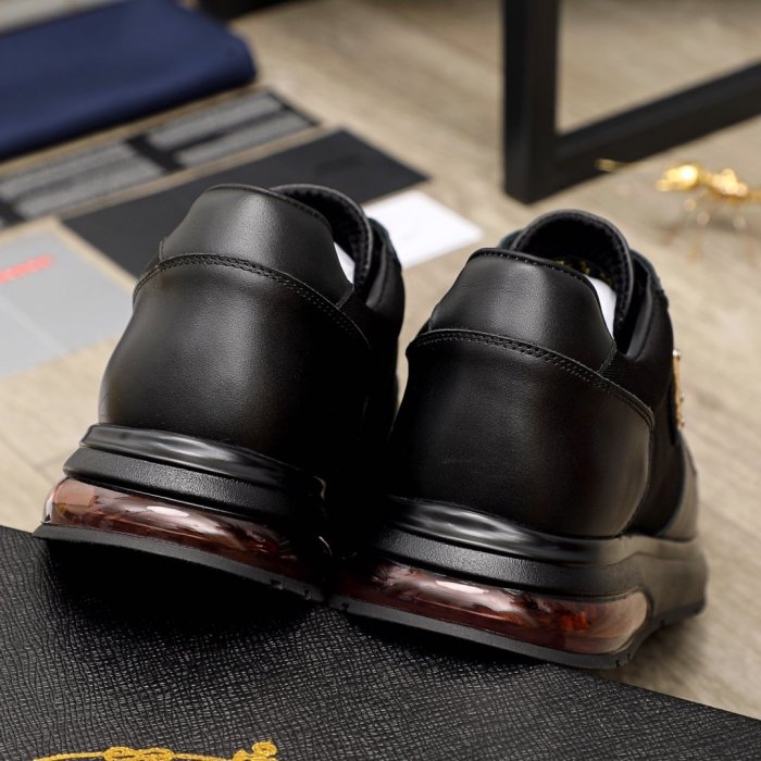 Prada Mens Shoes Sneakers Casual Shoes for Men Luxury Brand Breathable Fashion Sneakers with Original Box