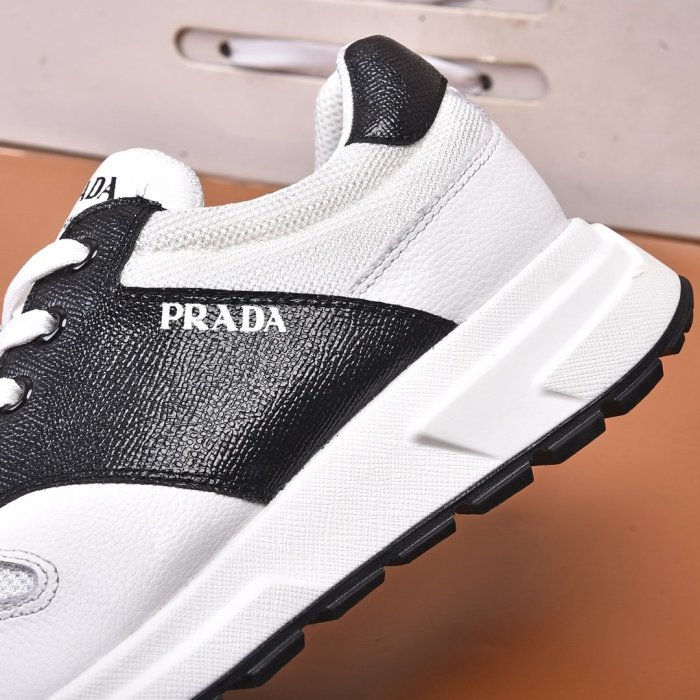 Prada Mens Shoes Sneakers Casual Shoes for Men Luxury Brand Breathable Fashion Sneakers with Original Box