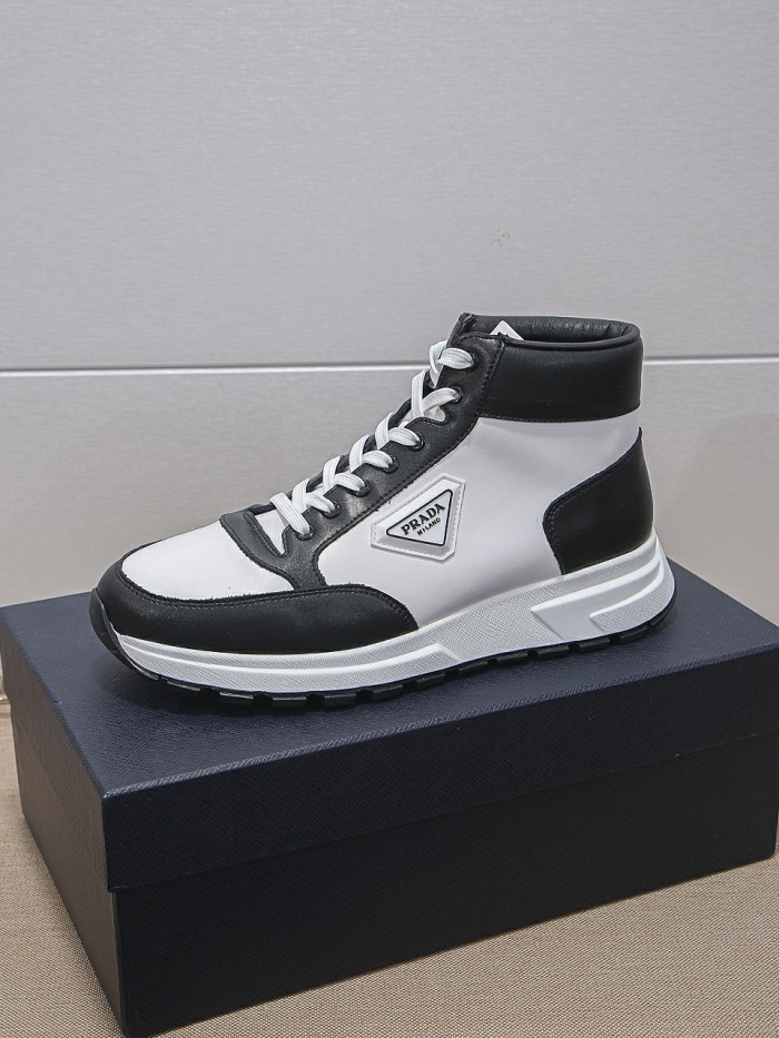 Prada Mens Shoes Sneakers Casual Shoes for Men Luxury Brand Breathable Fashion Sneakers with Original Box