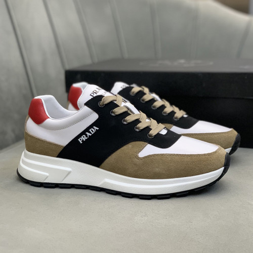 Prada Mens Shoes Sneakers Casual Shoes for Men Luxury Brand Breathable Fashion Sneakers with Original Box