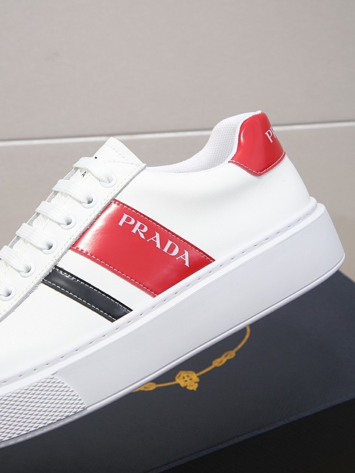 Prada Mens Shoes Sneakers Casual Shoes for Men Luxury Brand Breathable Fashion Sneakers with Original Box
