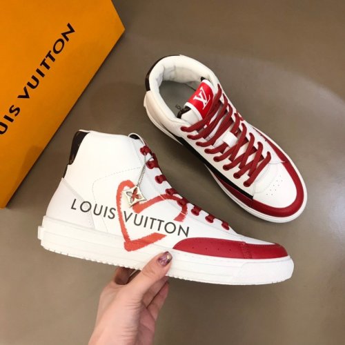 Louis Vuitton Men Shoes Fashion Sneakers Luxury Brand Mens Charlie Sneaker Casual Shoes with Original Box