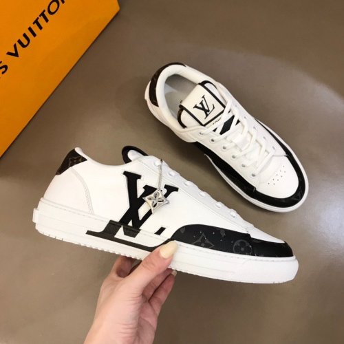 Louis Vuitton Men Shoes Fashion Sneakers Luxury Brand Mens Charlie Sneaker Casual Shoes with Original Box