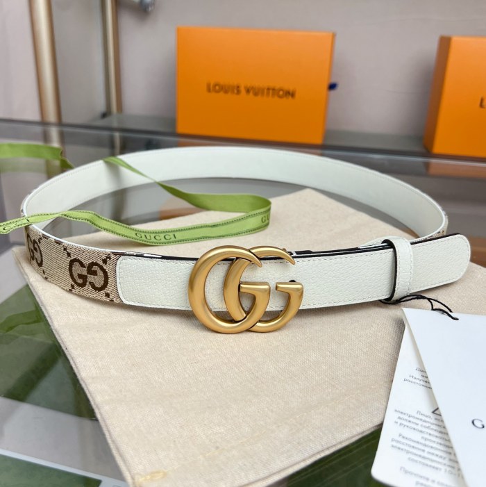 Gucci Mens Belts Luxury Brand with Original Box Leather Belts for Men 400593 UQLAC 2572 Jumbo GG Marmont wide belt