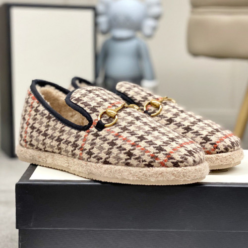 Gucci Womens Shoes Casual Loafers Design Luxury Brand Leather Princetown with Original Box