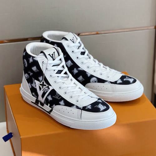 Louis Vuitton Men Shoes Fashion Sneakers Luxury Brand Mens Charlie Sneaker Casual Shoes with Original Box