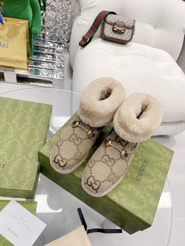 Gucci Womens Shoes Fashion Boots Luxury Brand  Womens Ankle Boots with Original Box