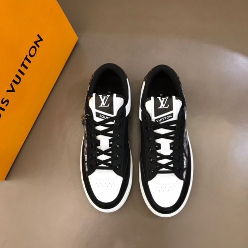 Louis Vuitton Men Shoes Fashion Sneakers Luxury Brand Mens Charlie Sneaker Casual Shoes with Original Box