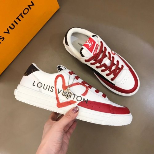 Louis Vuitton Men Shoes Fashion Sneakers Luxury Brand Mens Charlie Sneaker Casual Shoes with Original Box