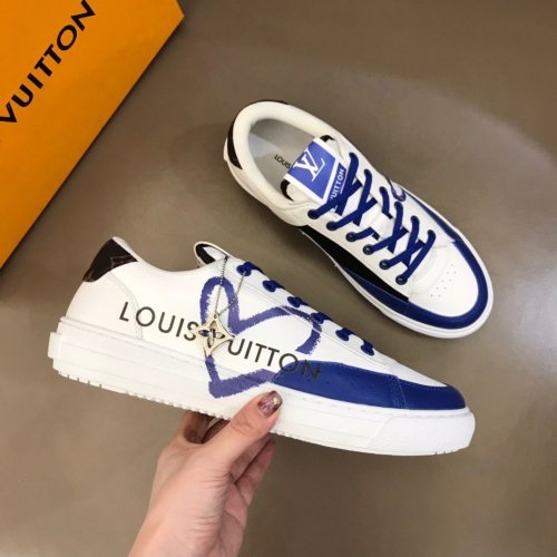 Louis Vuitton Men Shoes Fashion Sneakers Luxury Brand Mens Charlie Sneaker Casual Shoes with Original Box