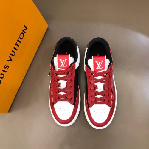 Louis Vuitton Men Shoes Fashion Sneakers Luxury Brand Mens Charlie Sneaker Casual Shoes with Original Box
