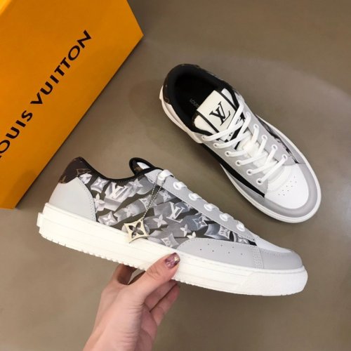 Louis Vuitton Men Shoes Fashion Sneakers Luxury Brand Mens Charlie Sneaker Casual Shoes with Original Box
