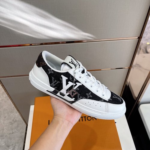 Louis Vuitton Men Shoes Fashion Sneakers Luxury Brand Mens Charlie Sneaker Casual Shoes with Original Box