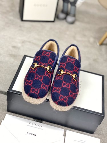 Gucci Womens Shoes Casual Loafers Design Luxury Brand Leather Princetown with Original Box