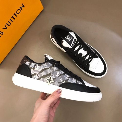 Louis Vuitton Men Shoes Fashion Sneakers Luxury Brand Mens Charlie Sneaker Casual Shoes with Original Box