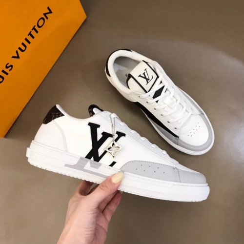 Louis Vuitton Men Shoes Fashion Sneakers Luxury Brand Mens Charlie Sneaker Casual Shoes with Original Box