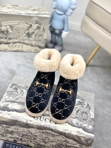 Gucci Womens Shoes Fashion Boots Luxury Brand  Womens Ankle Boots with Original Box