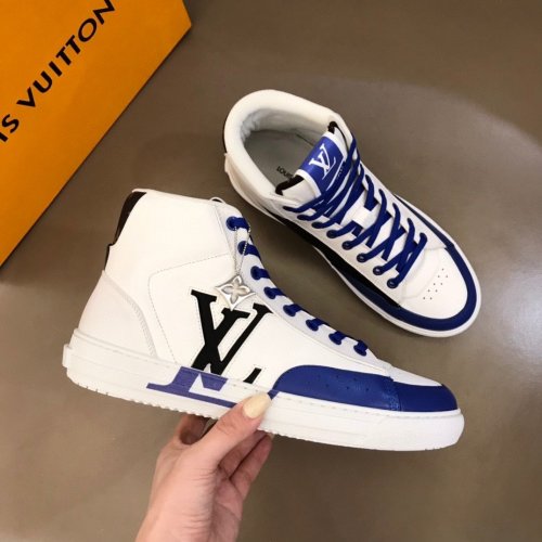 Louis Vuitton Men Shoes Fashion Sneakers Luxury Brand Mens Charlie Sneaker Casual Shoes with Original Box
