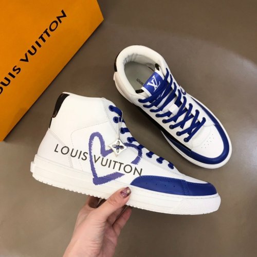 Louis Vuitton Men Shoes Fashion Sneakers Luxury Brand Mens Charlie Sneaker Casual Shoes with Original Box
