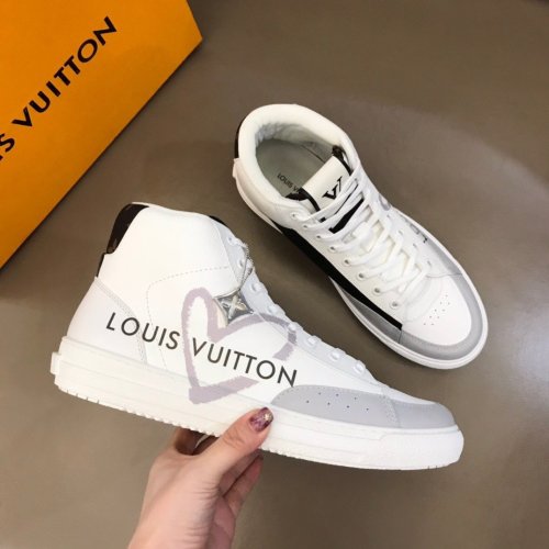 Louis Vuitton Men Shoes Fashion Sneakers Luxury Brand Mens Charlie Sneaker Casual Shoes with Original Box