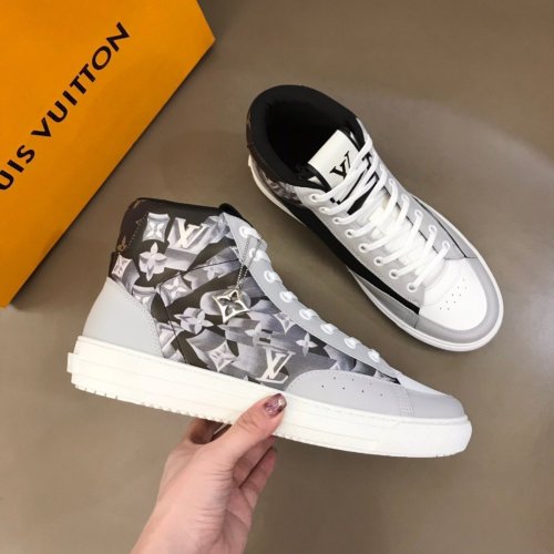 Louis Vuitton Men Shoes Fashion Sneakers Luxury Brand Mens Charlie Sneaker Casual Shoes with Original Box