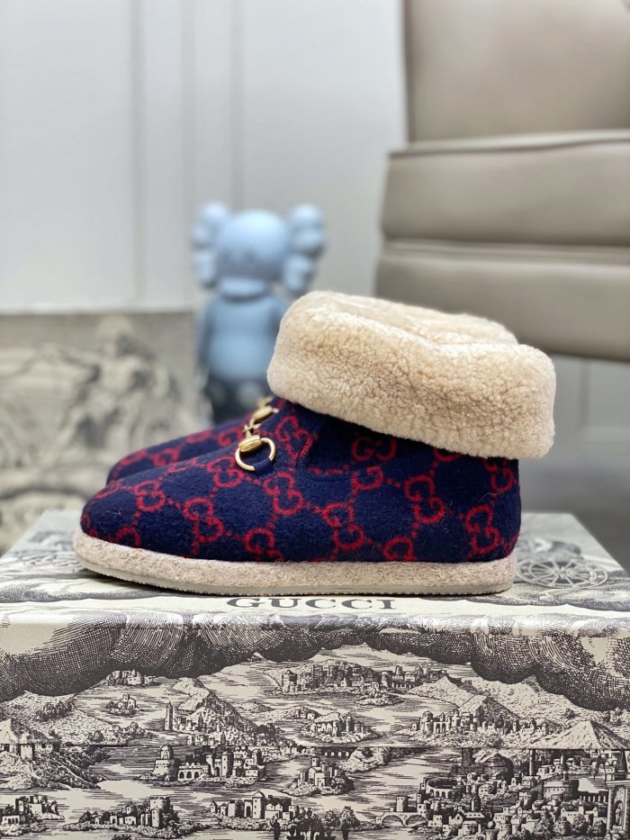 Gucci Womens Shoes Fashion Boots Luxury Brand  Womens Ankle Boots with Original Box