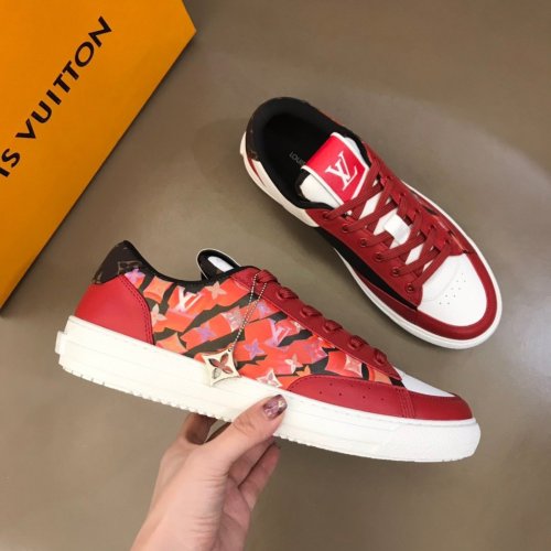 Louis Vuitton Men Shoes Fashion Sneakers Luxury Brand Mens Charlie Sneaker Casual Shoes with Original Box