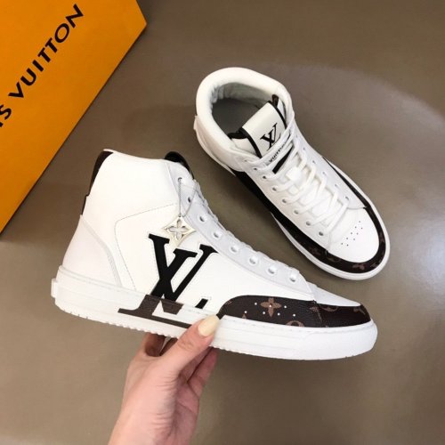 Louis Vuitton Men Shoes Fashion Sneakers Luxury Brand Mens Charlie Sneaker Casual Shoes with Original Box
