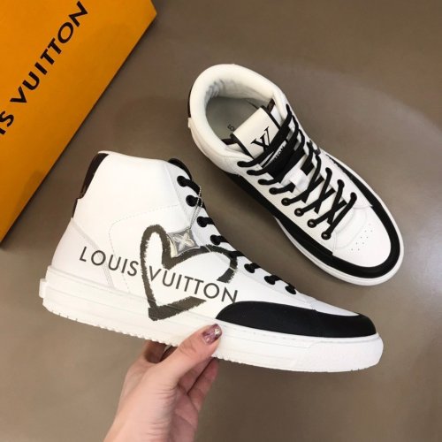 Louis Vuitton Men Shoes Fashion Sneakers Luxury Brand Mens Charlie Sneaker Casual Shoes with Original Box