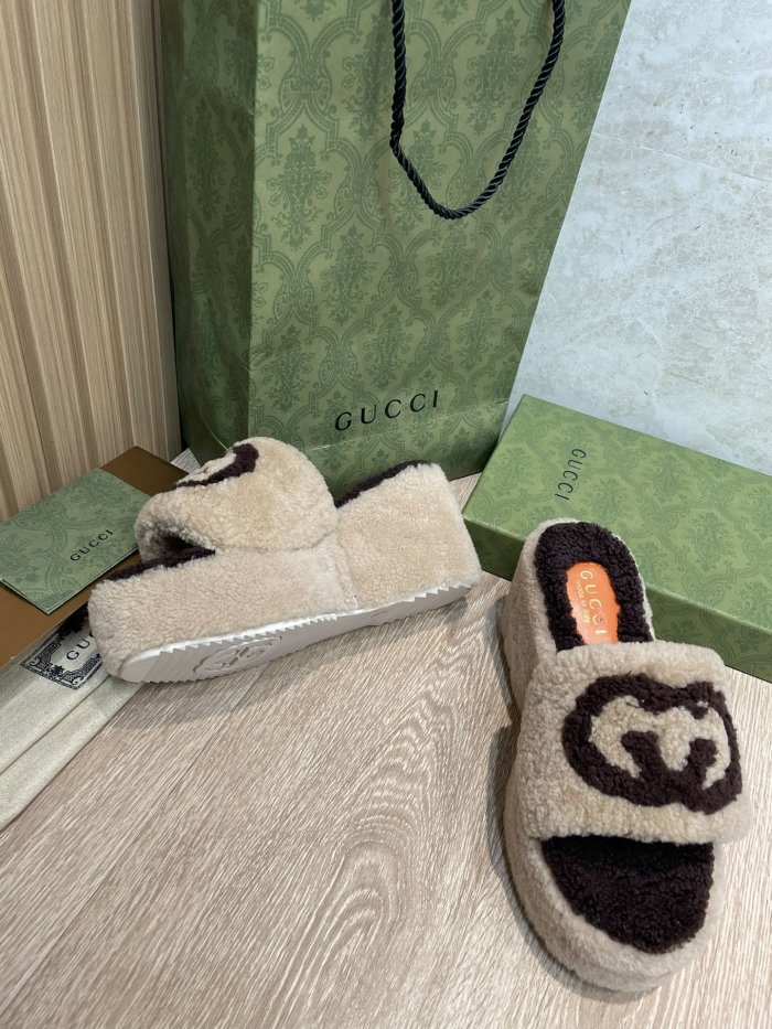 Gucci Womens Shoes Casual Loafers Design Luxury Brand Leather Princetown with Original Box