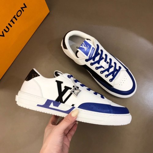 Louis Vuitton Men Shoes Fashion Sneakers Luxury Brand Mens Charlie Sneaker Casual Shoes with Original Box