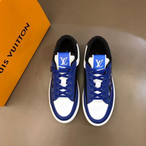 Louis Vuitton Men Shoes Fashion Sneakers Luxury Brand Mens Charlie Sneaker Casual Shoes with Original Box