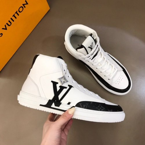 Louis Vuitton Men Shoes Fashion Sneakers Luxury Brand Mens Charlie Sneaker Casual Shoes with Original Box