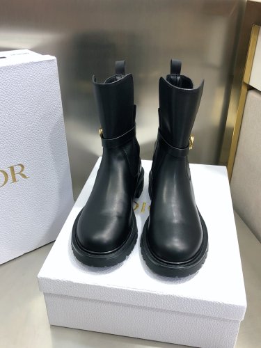 Dior Women Shoes Boots Luxury Brand Design Crusie J’ADIOR 2022sss Ankle Boots Length Fashion Type with Original Box