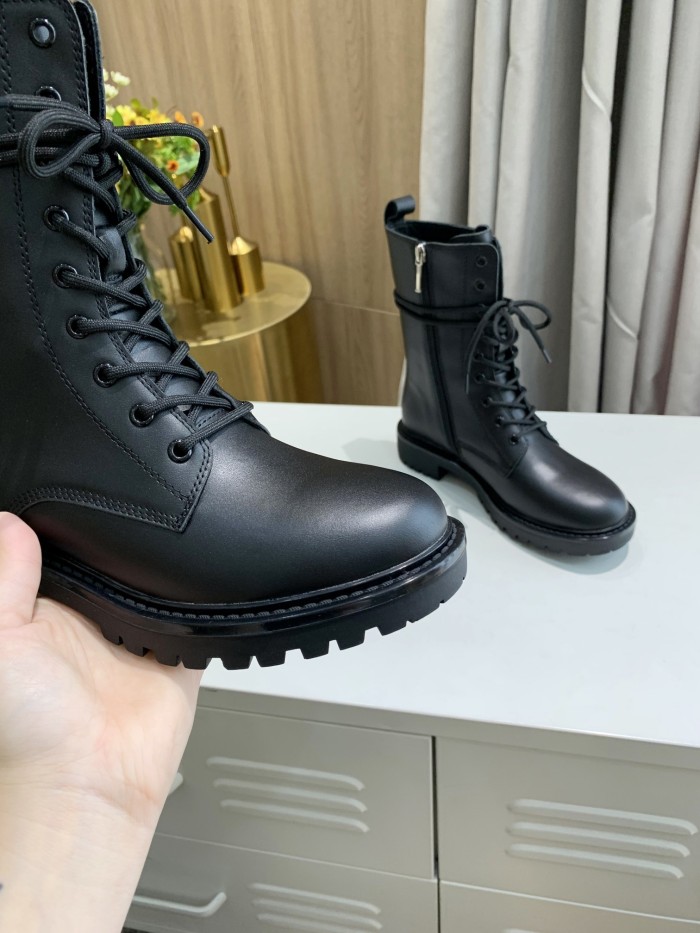 Dior Women Shoes Boots Luxury Brand Design D-Major Ankle Boots Length Fashion Type with Original Box