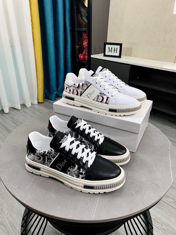 Dior Mens Shoes Sneakers Luxury Brand Breathable Design Casual Shoes for Men with Original Box
