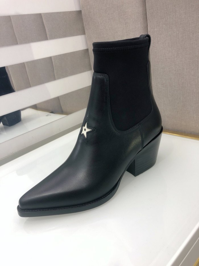 Dior Women Shoes Boots Luxury Brand Design Dior Trial Ankle Boots Length Fashion Type with Original Box