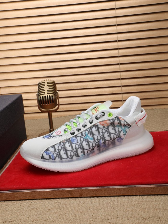 Dior Mens Shoes Sneakers Luxury Brand Breathable Design Casual Shoes for Men with Original Box
