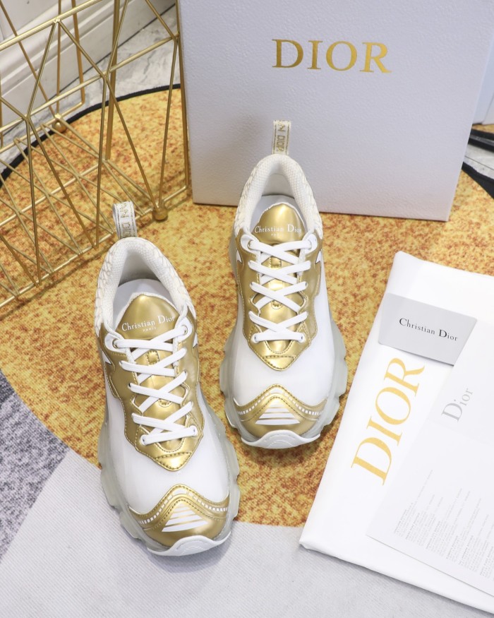 Dior Womens Shoes Sneakers Luxury Brand DIOR VIBE SNEAKER with Original Box Unisex Design Mesh and Technical Fabric