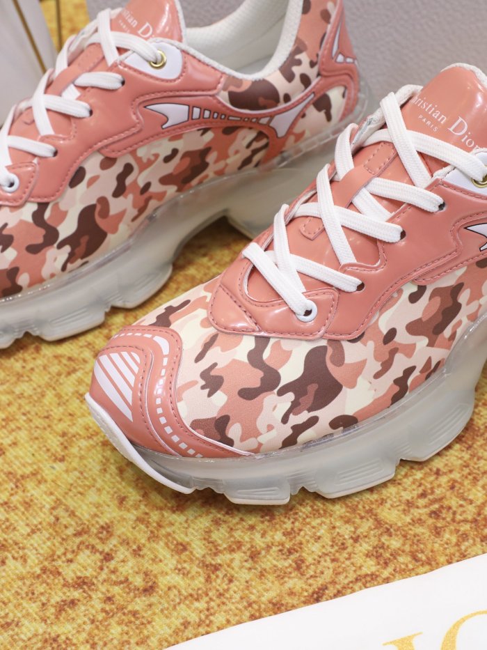 Dior Womens Shoes Sneakers Luxury Brand DIOR VIBE SNEAKER with Original Box Unisex Design Mesh and Technical Fabric