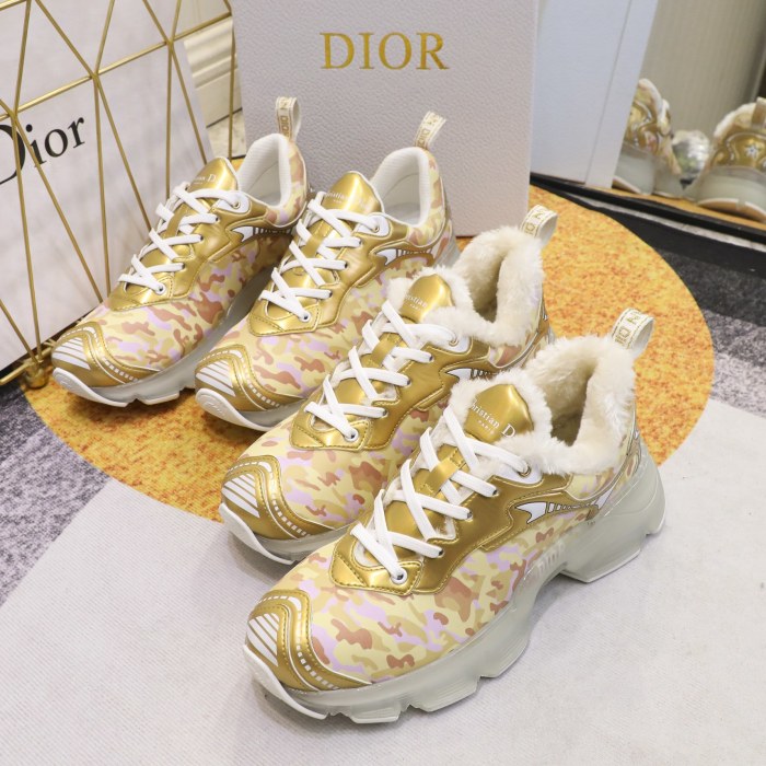 Dior Womens Shoes Sneakers Luxury Brand DIOR VIBE SNEAKER with Original Box Unisex Design Mesh and Technical Fabric