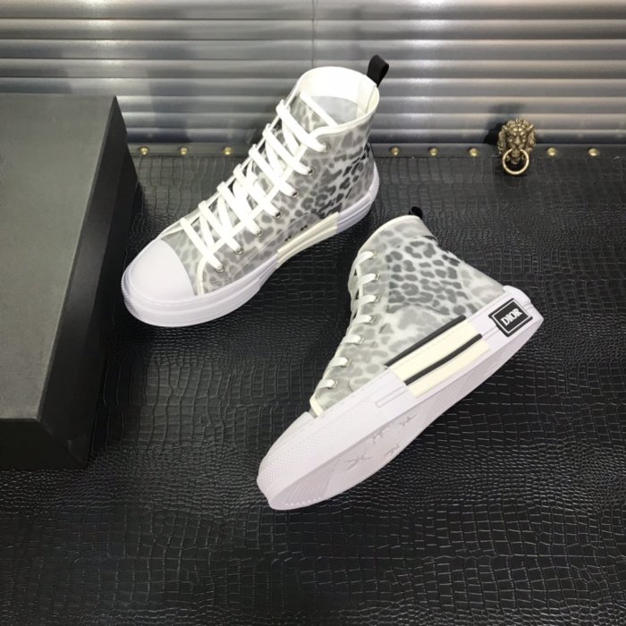 Dior Men Shoes Sneakers Casual Luxury Brand B23 Low-Top Sneaker with Original Box