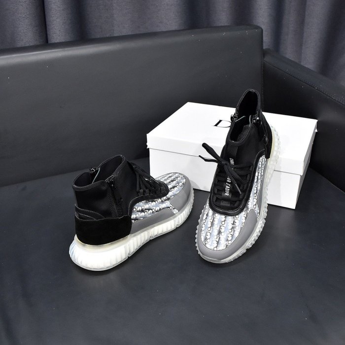 Dior Mens Shoes Sneakers Luxury Brand Breathable Design Casual Shoes for Men with Original Box